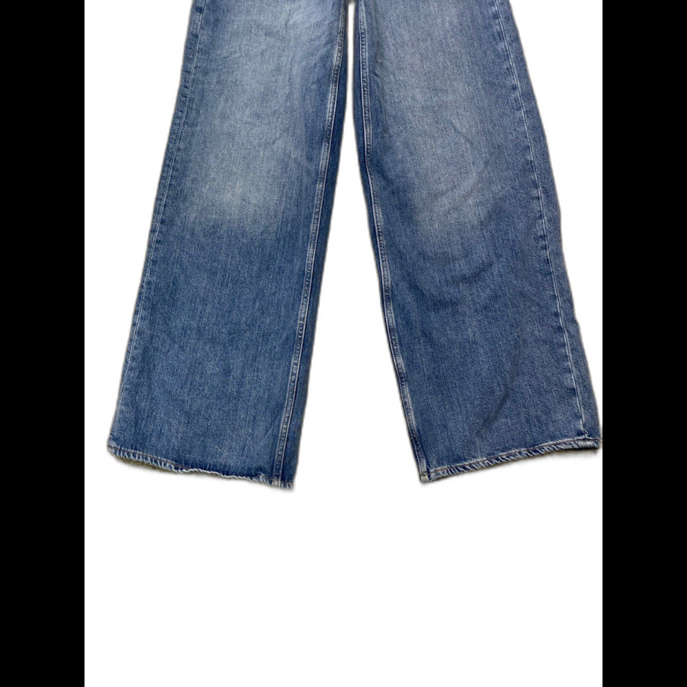Old Navy Low Rise Baggy Wide Leg Drapey Denim Size 4 Tall Jeans - Picture 5 of 8